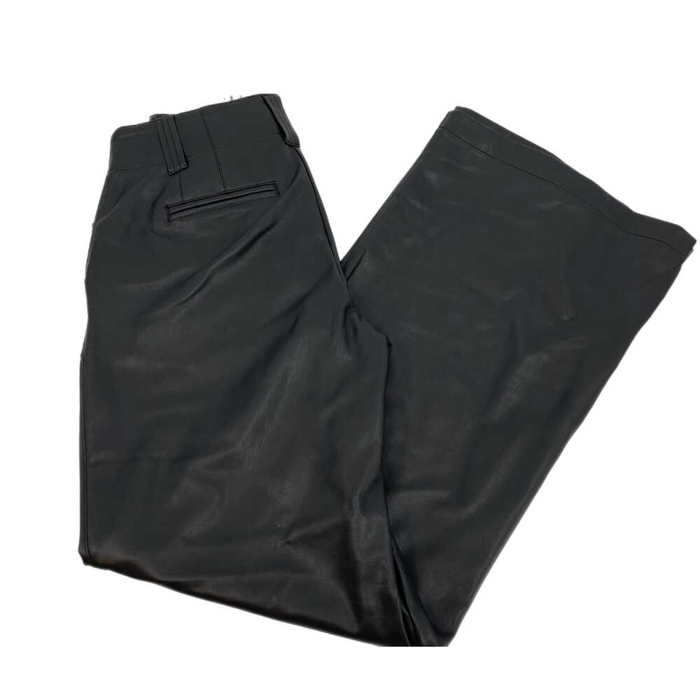 Maeve Black Leather Flared Pants | Women’s Size 4